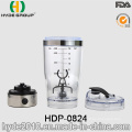 450ml Portable Electric Vortex Shaker Bottle, BPA Free Plastic Electric Protein Bottle (HDP-0824)